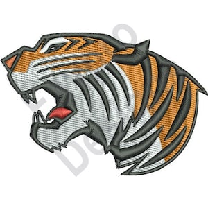 Tiger Head - Machine Embroidery Design