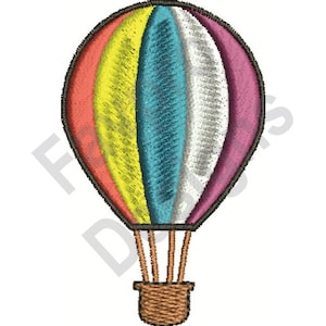 Hot Air Balloon - Machine Embroidery Design