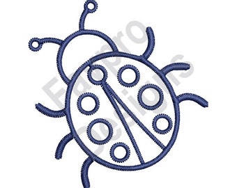 Bug Outline - Machine Embroidery Design
