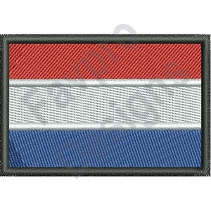 Russische Flagge - Maschine Stickerei-Design