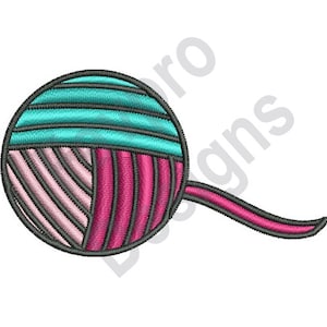 Ball Of Yarn - Machine Embroidery Design