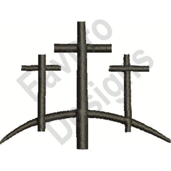 Three Crosses - Machine Embroidery Design