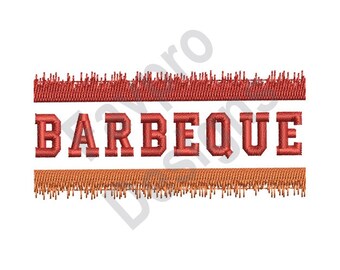 Barbeque - Machine Embroidery Design