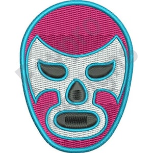 Lucha Libre Mask - Machine Embroidery Design