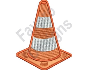 Safety Cone - Machine Embroidery Design