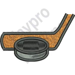 Stick & Puck - Machine Embroidery Design