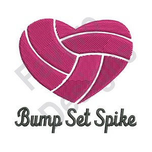 Bump Set Spike - Machine Embroidery Design