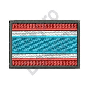 Thailand Flag - Machine Embroidery Design