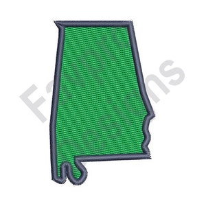 Alabama - Maschine Stickerei-Design