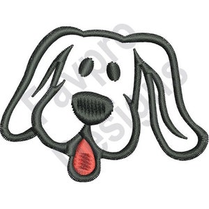 Dog Outline - Machine Embroidery Design