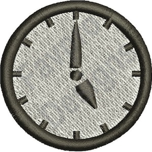 Clock - Machine Embroidery Design