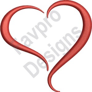 Cuore di San Valentino - Disegno per ricamo a macchina