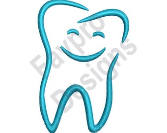 Healthy Tooth, Happy Tooth - Machine Embroidery Design