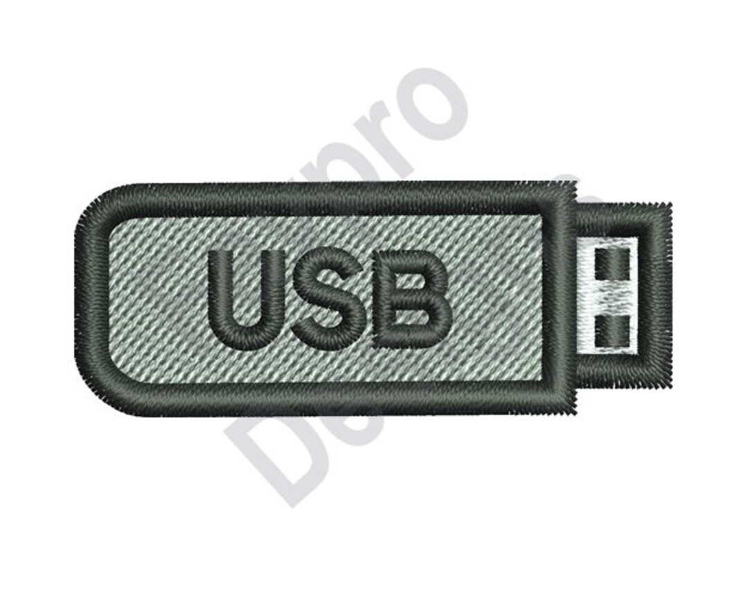 Flash Drive Machine Embroidery Design - Etsy