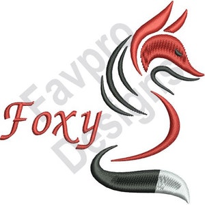 Red Foxy Fox - Machine Embroidery Design