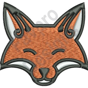 Fox Head - Machine Embroidery Design
