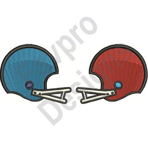 Football Helmets - Machine Embroidery Design