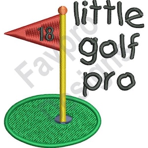 Little Golf Pro - Machine Embroidery Design