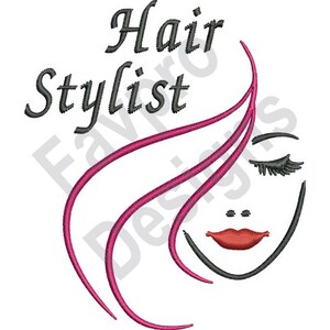 Hair Stylist - Machine Embroidery Design