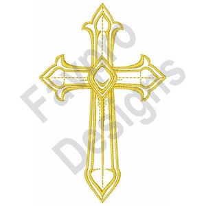 Religious Cross - Machine Embroidery Design