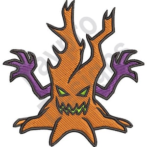 Haunted Tree - Machine Embroidery Design