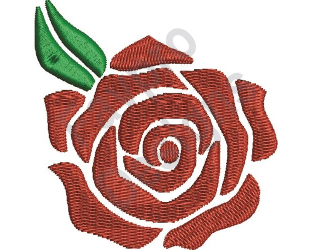 Rose Bloom - Machine Embroidery Design - Etsy
