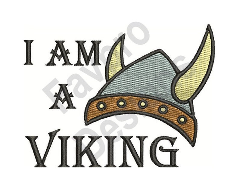 A Viking Machine Embroidery Design Etsy
