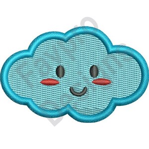 Nuage de bébé - motif de broderie machine