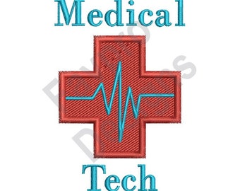 Medizinische Tech - Maschine Stickerei-Design