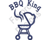 Barbecue Grill Outline - Machine Embroidery Design