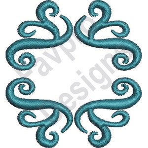 Scroll Pattern - Machine Embroidery Design
