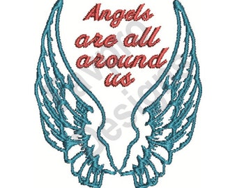 Angels Around Us - Machine Embroidery Design