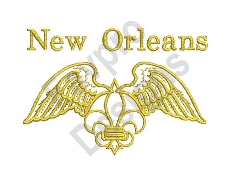 New orleans machine embroidery design  etsy uk New orleans machine embroidery design  etsy uk