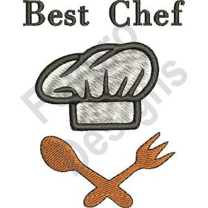 Best Chef - Machine Embroidery Design