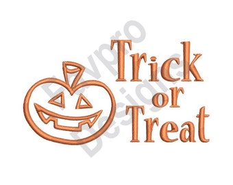 Trick Or Treat - Machine Embroidery Design