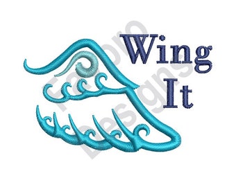 Angel Wing It - Machine Embroidery Design