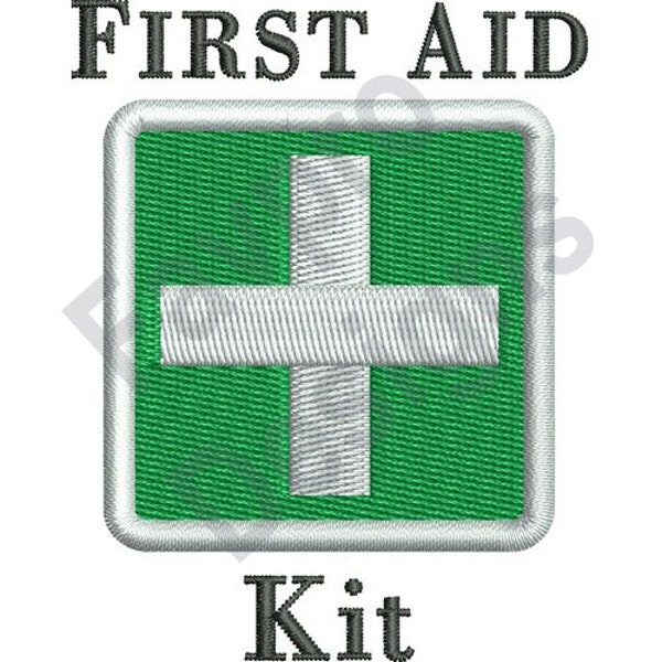 First Aid Kit - Machine Embroidery Design