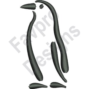 Penguin Outline - Machine Embroidery Design