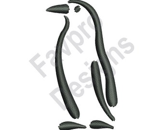 Penguin Outline - Machine Embroidery Design