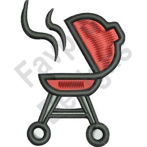 Barbecue Grill - Machine Embroidery Design