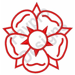 Tudor Rose - Machine Embroidery Design