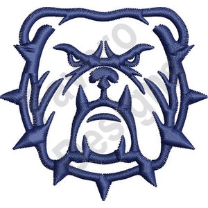 Bulldog - motif de broderie Machine