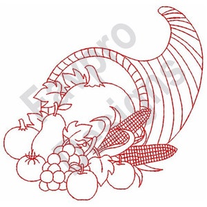 Horn Of Plenty - Machine Embroidery Design