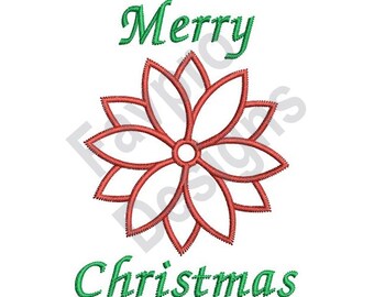 Merry Christmas - Machine Embroidery Design