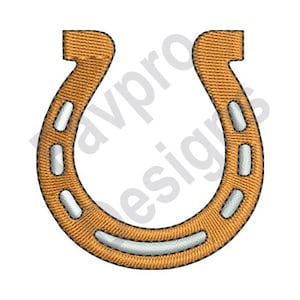 Good Luck Horseshoe - Machine Embroidery Design