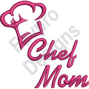 Chef Mom - Machine Embroidery Design