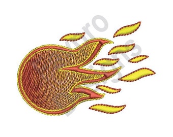 Ball Of Fire - Machine Embroidery Design