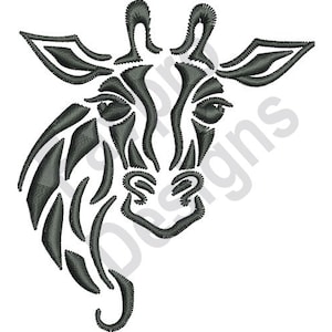 Giraffe Outline - Machine Embroidery Design