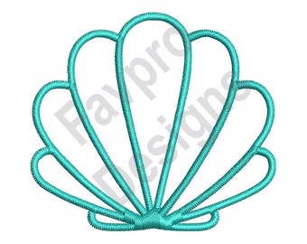 Sea Shell Outline - Machine Embroidery Design