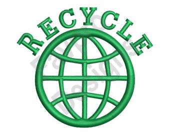 Recycle - Machine Embroidery Design